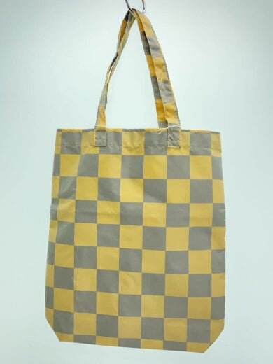 商品画像：トートバッグ/ナイロン/BEG/チェック/OP-K201-051-1-1 3