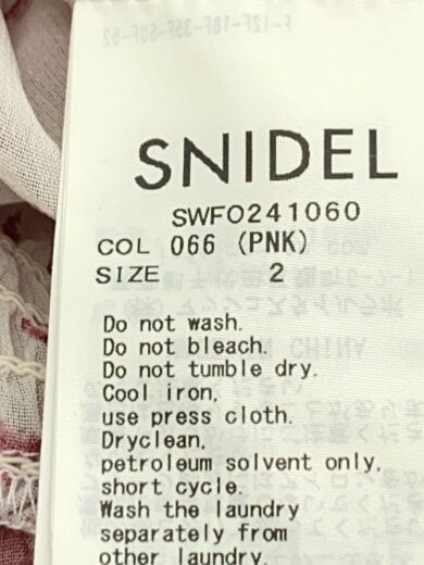 商品画像：ノースリーブワンピース/2/ポリエステル/PNK/花柄/SWFO241060 4