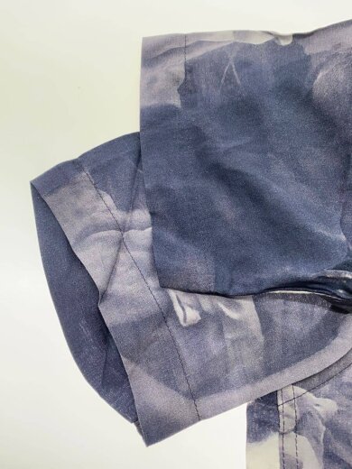 商品画像：半袖シャツ/S/レーヨン/NVY/総柄 5