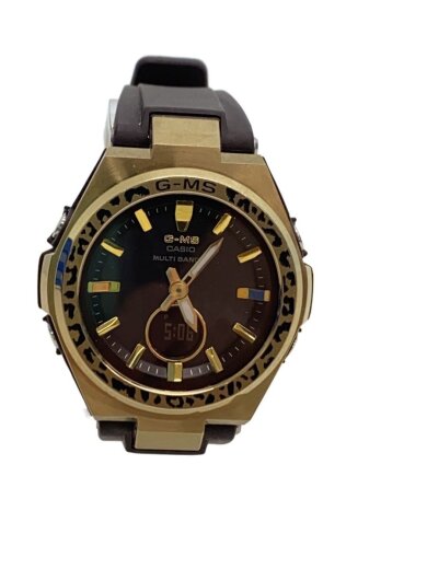 商品画像：CASIO/ソーラー腕時計/デジアナ/ラバー/BLK/BRW/MSG-W200WLP 1