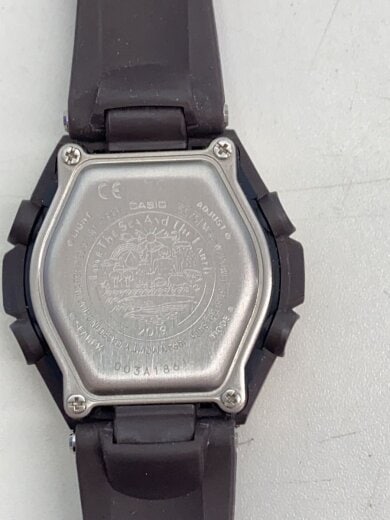 商品画像：CASIO/ソーラー腕時計/デジアナ/ラバー/BLK/BRW/MSG-W200WLP 3