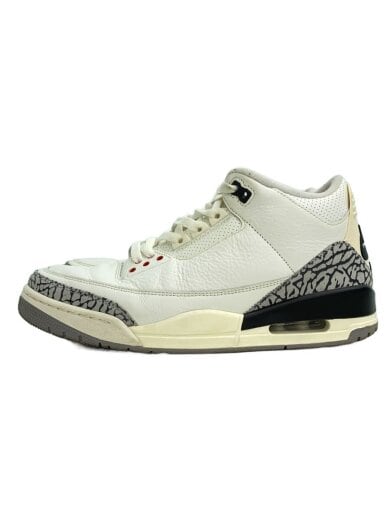 商品画像：AIR JORDAN 3 RETRO_エアジョーダン 3 レトロ/27cm/WHT/レザー// 1