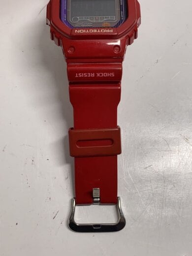 商品画像：ソーラー腕時計・G-SHOCK/デジタル/ラバー/RED/RED/SS 6