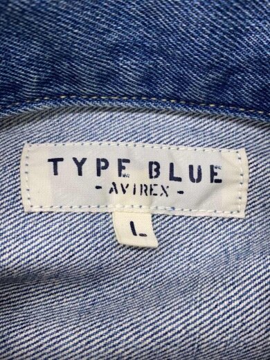 画像：AVIREXGジャン/TOP GUN DENIM JACKET/L/デニム/61121133
