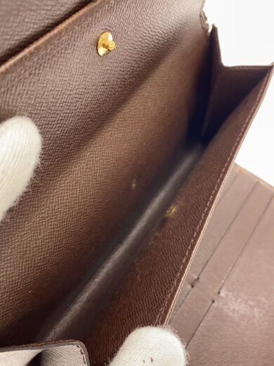 商品画像：ポルト・トレゾール・インターナショナル_ダミエ・エベヌ/PVC/BRW/レディース 5