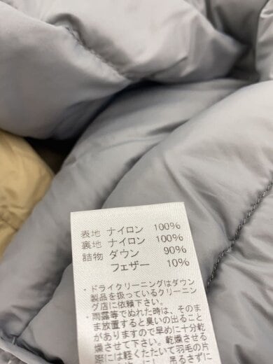 商品画像：ダウンジャケット/38/ナイロン/BEG/無地/18A-KW-001 5