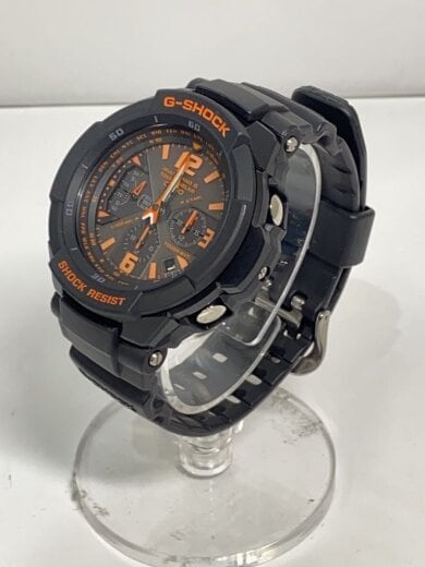 商品画像：ソーラー腕時計・G-SHOCK/アナログ/ラバー/BLK/BLK 2