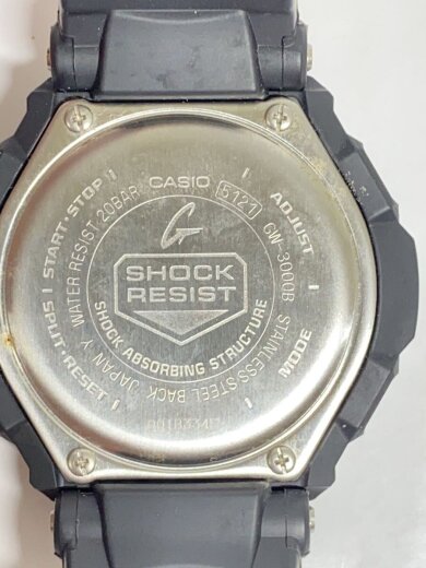 商品画像：ソーラー腕時計・G-SHOCK/アナログ/ラバー/BLK/BLK 3