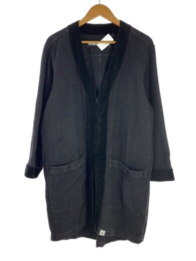 商品画像：コート/M/コットン/BLK/無地/181AQNH-JKM03 1