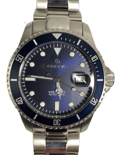 商品画像：自動巻腕時計/アナログ/ステンレス/NVY/SLV/EVB1000SSU 1