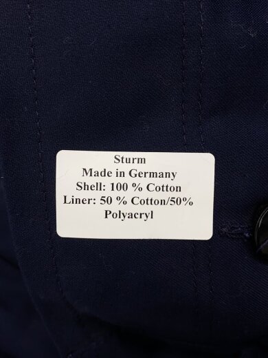 商品画像：コート/--/コットン/NVY/無地/8415-12-902-0200 4