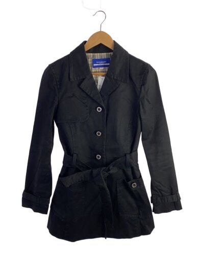 画像：BURBERRY BLUE LABELコート/40/コットン/BLK/FC536-21