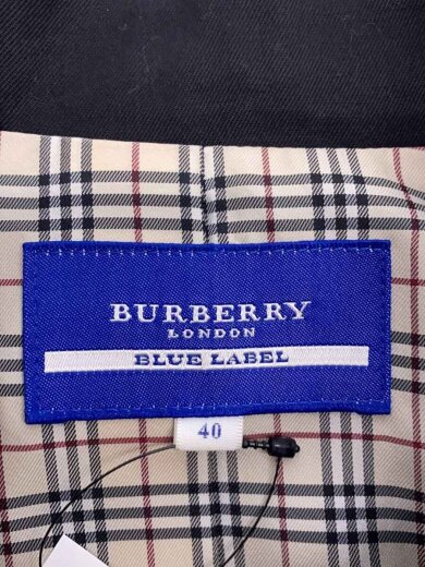画像：BURBERRY BLUE LABELコート/40/コットン/BLK/FC536-23