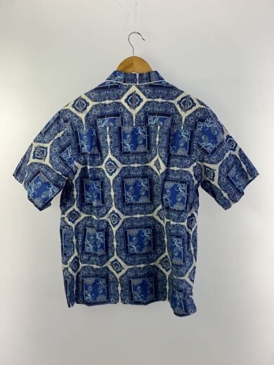 商品画像：半袖シャツ/M/コットン/BLU/総柄 2
