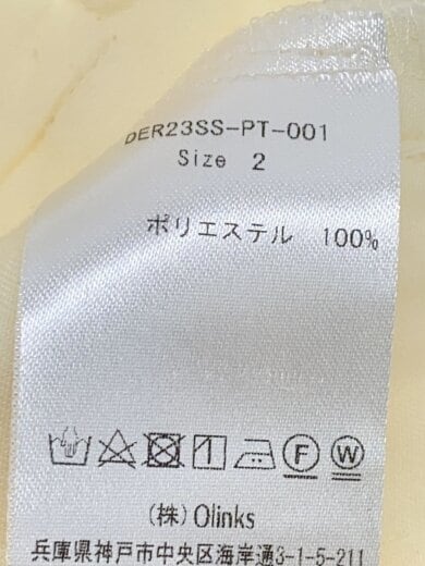 商品画像：ボトム/2/ポリエステル/CRM/無地/DER23SS-PT-001 5