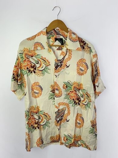 商品画像：KANA BAY HAWAII/アロハシャツ/L/レーヨン/CRM/総柄 1