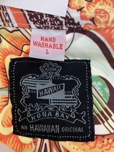 商品画像：KANA BAY HAWAII/アロハシャツ/L/レーヨン/CRM/総柄 3