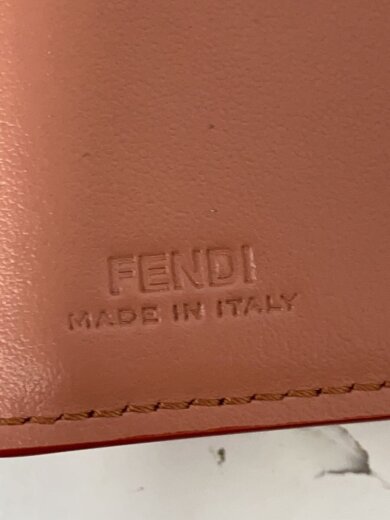 商品画像：3つ折り財布/レザー/PNK/無地/レディース/8M0480 3