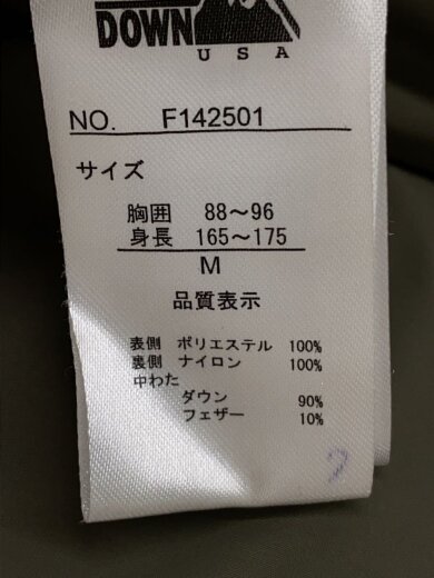 商品画像：ダウンジャケット/M/ポリエステル/BLK/無地 4