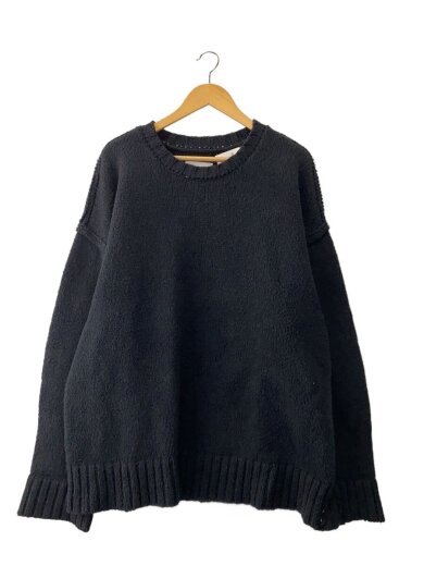 商品画像：ニット・セーター(厚手)/S/コットン/BLK/ST.378// 1