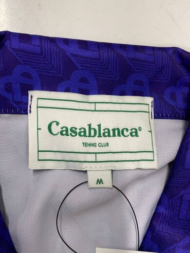 商品画像：長袖シャツ/M/シルク/BLU/総柄 3