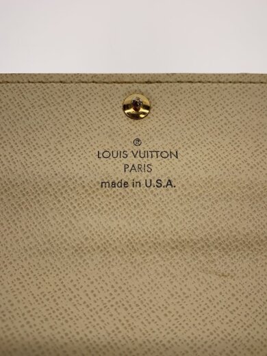 商品画像：1)ポルト・フォイユ・サラ_ダミエ・アズール/PVC/WHT/レディース 3