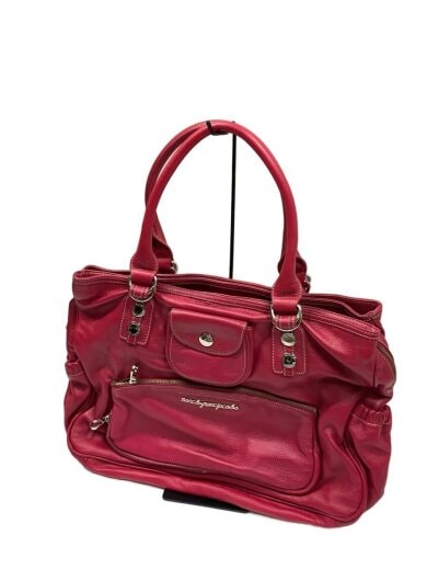 商品画像：トートバッグ/レザー/PNK/無地 1