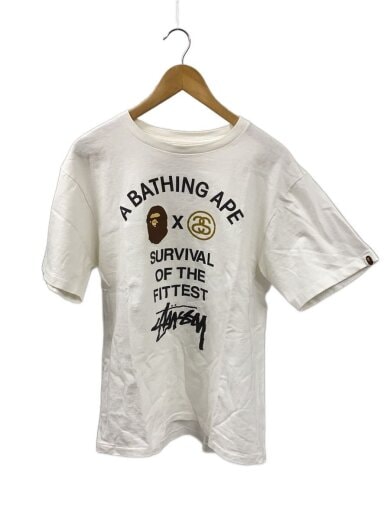 商品画像：Tシャツ/L/コットン/WHT/無地 1