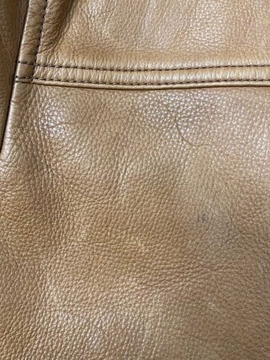 商品画像：レザージャケット・ブルゾン/S/牛革/CML/無地/f85841 6