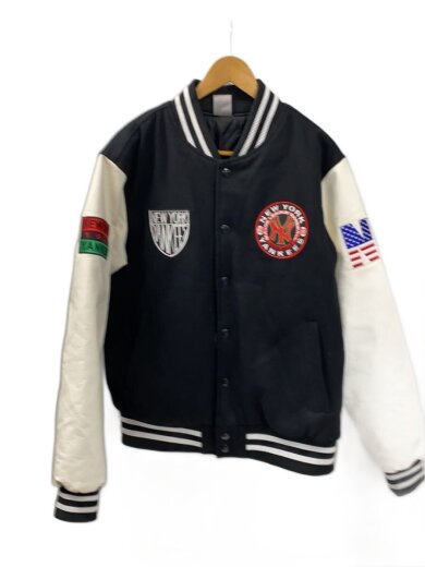 商品画像：スタジャン/XL/ポリエステル/BLK/mm23-ny-1f01 1