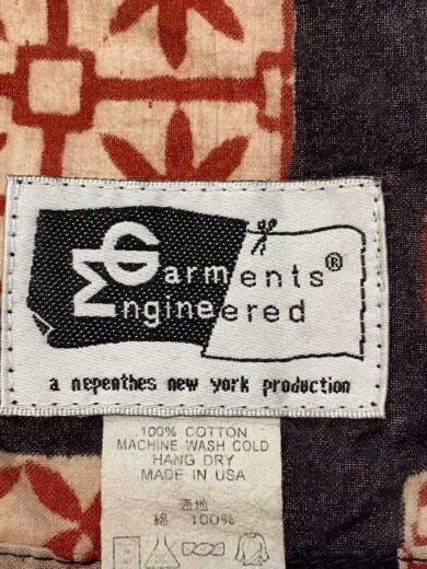 画像：Engineered Garmentsスカーフ/コットン/マルチカラー/総柄/メンズ2