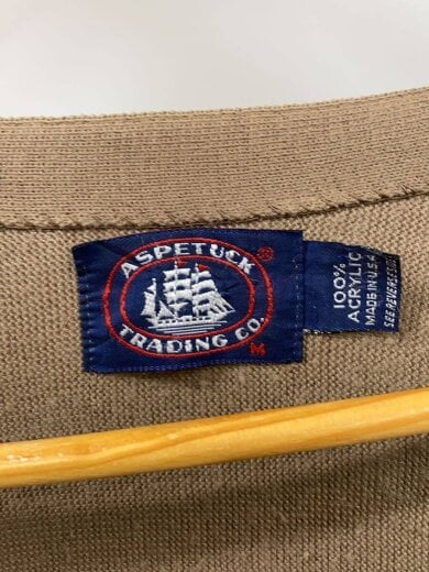 商品画像：aspetuck trading/カーディガン(薄手)/M/アクリル/BRW// 3