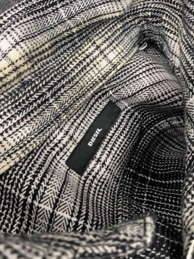 商品画像：長袖シャツ/M/コットン/GRY/チェック 6