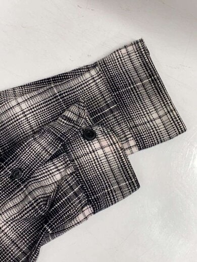 商品画像：長袖シャツ/M/コットン/GRY/チェック 8