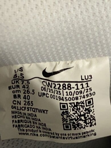 商品画像：ローカットスニーカー/26.5cm/WHT 5