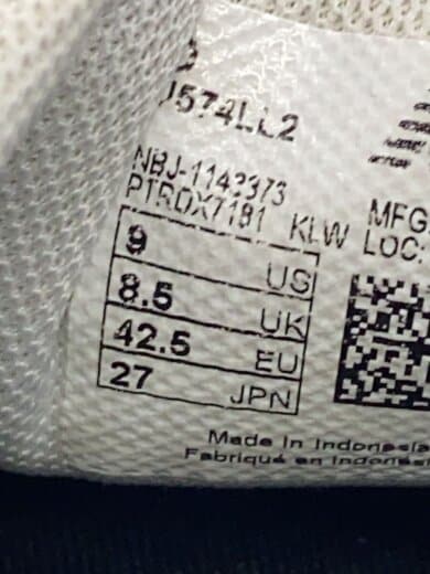 商品画像：ローカットスニーカー/27cm/BLK 5