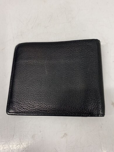 商品画像：2つ折り財布/レザー/BLK/無地/メンズ/内側破れあり 2