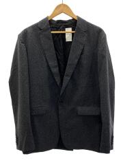 テーラードジャケット/L/ウール/GRY/レオパード/06221AJ01