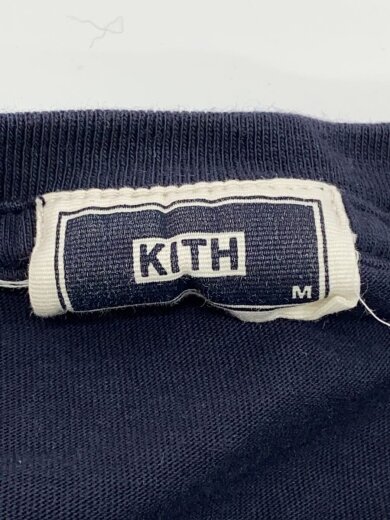 画像：KITHNeedlepoint Classic Logo Tee/Tシャツ/M/コットン/NVY/無地3