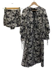 Flower Jacquard Long Dress/セットアップ/FREE/ポリエステル/花柄/ML31294