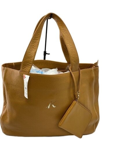 商品画像：シボ革/ミニケース付きトートバッグ/レザー/CML 1