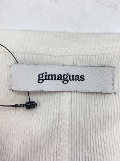 商品画像：GIMAGUAS/RIBBON TOP/オーガニックコットン/キャミソール・タンクトップ/L/WHT 3
