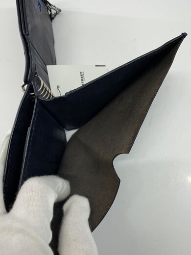 商品画像：財布/レザー/BLK/無地/メンズ 5