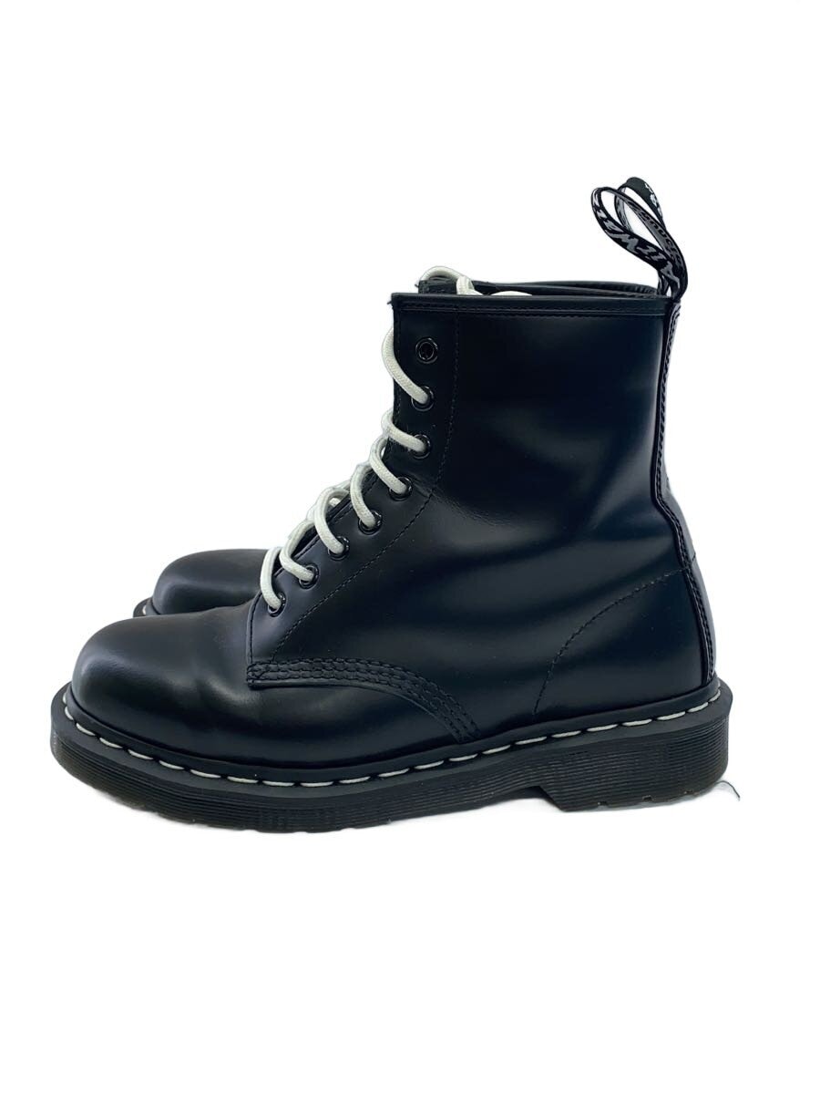 Dr.Martens / 8ホール/レースアップブーツ/US8/BLK/レザー