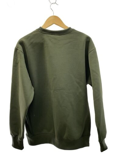 画像：THE NORTH FACESQUARE LOGO CREW_スクエアロゴクルー/L/ポリエステル/GRN2