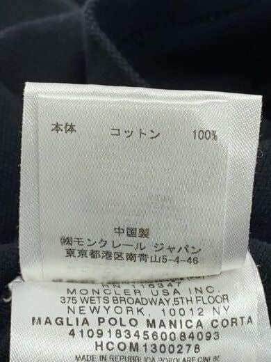 商品画像：胸ロゴパッチ/ポロシャツ/L/コットン/BLK/141-091-83456-00 5