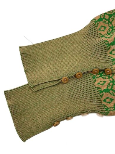 商品画像：コスタリカンジャカードカーディガン/FREE/コットン/BEG/総柄/39-02-11-02009 5