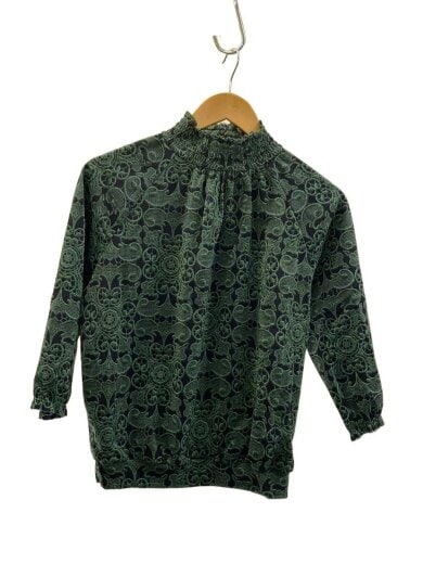 商品画像：長袖ブラウス/0/ナイロン/GRN/総柄/016-210017 1
