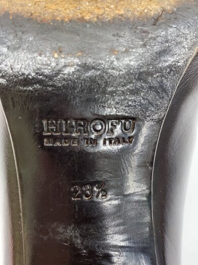 商品画像：ヒールローファー/23.5cm/BRW/レザー 5