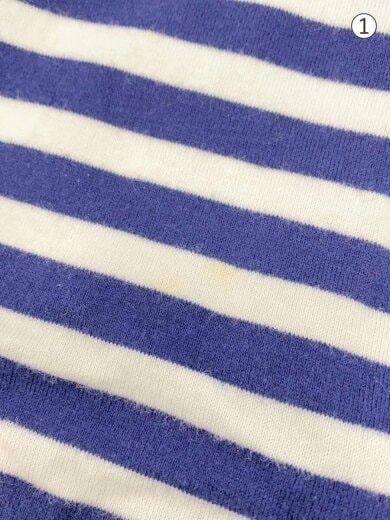 商品画像：長袖Tシャツ/M/コットン/NVY/ボーダー/AZ-T010 6